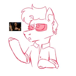 Size: 900x900 | Tagged: safe, artist:fuckomcfuck, derpibooru import, oc, oc:all star, earth pony, pony, clothes, image, johnny cage, mortal kombat, mortal kombat 1, png, shirt, solo, sunglasses