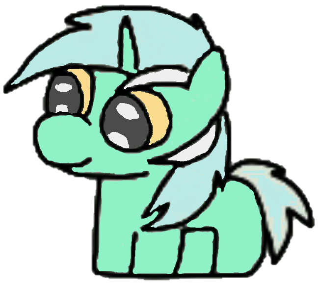 Size: 650x581 | Tagged: safe, derpibooru import, lyra heartstrings, unicorn, 1000 hours in ms paint, amogus eyes, image, meme, numget, png, simple background, squatpony, transparent background