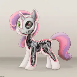 Size: 2000x2000 | Tagged: safe, artist:darkdoomer, derpibooru import, sweetie belle, pony, robot, robot pony, artificial intelligence, circuit board, cybernetic eyes, cybernetic organism, cybernetic pony, dissectibles, drawing, freeny's hidden dissectibles, g4, gears, hilarious in hindsight, image, lens, machinery, optical sight, piston, png, solo, sweetie bot, wires