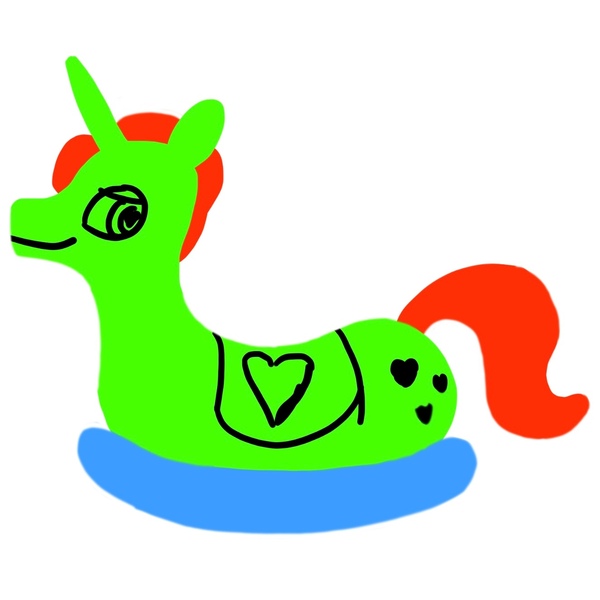 Size: 1326x1326 | Tagged: safe, anonymous artist, derpibooru import, inflatable pony, image, inflatable, jpeg, rocking horse