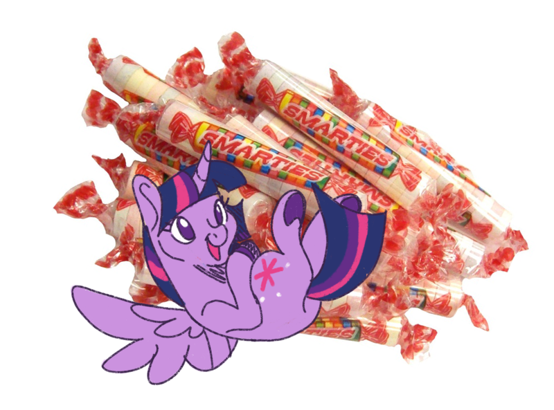 Size: 1024x759 | Tagged: safe, artist:cerulean-crow, derpibooru import, twilight sparkle, twilight sparkle (alicorn), alicorn, pony, g4, image, png, real life background, smarties, solo