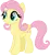 Size: 1485x1600 | Tagged: safe, artist:cloudy glow, artist:cloudyglow, derpibooru import, fluttershy, pegasus, 1969, barbie, barbie hair, female, g4, image, png, simple background, smiling, solo, transparent background