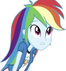 Size: 2357x2520 | Tagged: safe, derpibooru import, edit, edited screencap, editor:homersimpson1983, screencap, rainbow dash, human, equestria girls, background removed, female, image, not a vector, png, simple background, solo, transparent background