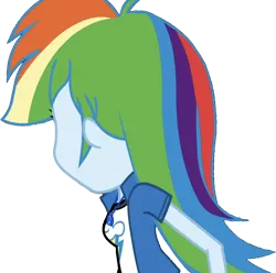 Size: 2542x2520 | Tagged: safe, derpibooru import, edit, edited screencap, editor:homersimpson1983, screencap, rainbow dash, human, equestria girls, background removed, female, geode of super speed, image, magical geodes, not a vector, png, solo
