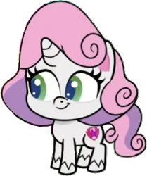Size: 250x299 | Tagged: safe, artist:pascalmulokozi2, derpibooru import, edit, edited screencap, screencap, sweetie belle, pony, unicorn, disappearing act, my little pony: pony life, spoiler:pony life s01e09, background removed, female, filly, foal, image, not a vector, png, simple background, solo, transparent background
