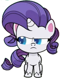 Size: 286x368 | Tagged: safe, artist:pascalmulokozi2, derpibooru import, edit, edited screencap, screencap, rarity, pony, unicorn, disappearing act, my little pony: pony life, spoiler:pony life s01e09, background removed, female, image, mare, not a vector, png, simple background, solo, transparent background, unamused