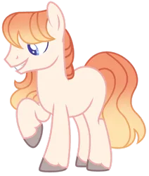Size: 1280x1511 | Tagged: safe, artist:andromedaheartacheyt, derpibooru import, oc, oc:honey crisp, unofficial characters only, earth pony, pony, base used, earth pony oc, image, male, offspring, parent:big macintosh, parent:rarity, parents:rarimac, png, simple background, smiling, solo, stallion, transparent background, unshorn fetlocks