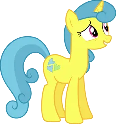 Size: 3000x3185 | Tagged: safe, artist:cloudyglow, derpibooru import, lemon hearts, pony, unicorn, for whom the sweetie belle toils, female, image, mare, png, simple background, solo, transparent background, vector