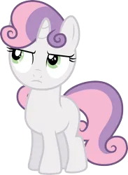 Size: 3000x4095 | Tagged: safe, artist:cloudyglow, derpibooru import, sweetie belle, pony, unicorn, for whom the sweetie belle toils, female, filly, foal, image, png, simple background, solo, transparent background, vector