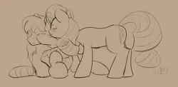 Size: 1280x627 | Tagged: safe, artist:ricktin, derpibooru import, rarity, oc, oc:peppermint lime, pony, diaper, diaper fetish, fetish, image, jpeg, non-baby in diaper, sketch