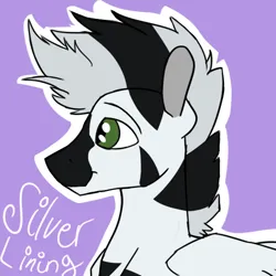 Size: 600x600 | Tagged: safe, artist:cottonsulk, derpibooru import, oc, oc:silver lining, unofficial characters only, pegasus, pony, image, male, png, solo, stallion