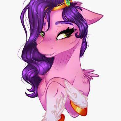 Size: 393x393 | Tagged: safe, artist:o0caffeine0o, derpibooru import, pipp petals, pony, bust, g5, image, jpeg, portrait, simple background, solo, white background