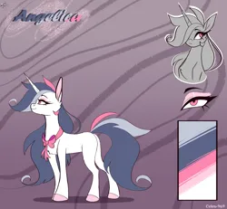 Size: 2700x2500 | Tagged: safe, artist:celes-969, derpibooru import, oc, unofficial characters only, pony, unicorn, horn, image, png, reference sheet, solo, unicorn oc