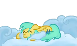 Size: 1924x1161 | Tagged: safe, artist:lunar harmony, sunshower raindrops, pony, cloud, female, image, mare, png, simple background, sleeping, solo, transparent background