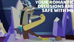Size: 1920x1080 | Tagged: safe, derpibooru import, edit, edited screencap, editor:quoterific, screencap, discord, dungeons and discords, image, png, solo