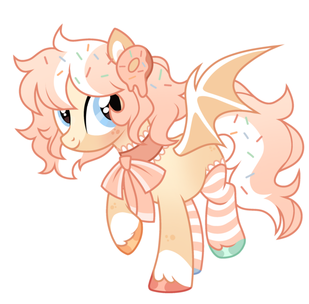 Size: 1280x1262 | Tagged: safe, artist:dilfistic, derpibooru import, oc, oc:sugar sprinkles, bat pony, pony, base used, clothes, female, image, mare, png, simple background, socks, solo, striped socks, transparent background