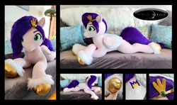 Size: 1280x760 | Tagged: safe, artist:purplenebulastudios, derpibooru import, pipp petals, pony, g5, image, irl, jpeg, life size, photo, plushie, solo