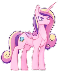 Size: 1966x2319 | Tagged: safe, artist:wild-thunder06, derpibooru import, princess cadance, alicorn, pony, female, image, muscles, muscular female, png