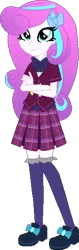 Size: 172x542 | Tagged: safe, artist:sir-leximillion, derpibooru import, princess flurry heart, equestria girls, clothes, crossed arms, crystal prep, crystal prep academy, crystal prep academy uniform, equestria girls-ified, image, older, older flurry heart, png, school uniform, simple background, transparent background