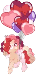 Size: 1080x2221 | Tagged: safe, artist:ninjagobrony287, derpibooru import, oc, oc:myler emyra valentine, unofficial characters only, pegasus, pony, balloon, base used, coat markings, female, floating, freckles, heart, heart balloon, heterochromia, hoof fluff, image, looking at you, mare, png, simple background, smiling, smiling at you, solo, transparent background