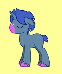 Size: 408x490 | Tagged: safe, artist:sinclair2013, derpibooru import, oc, unofficial characters only, pony, unicorn, image, male, png, short tail, solo, stallion, tail
