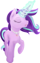 Size: 708x1129 | Tagged: dead source, safe, artist:theshadowstone, derpibooru import, starlight glimmer, pony, unicorn, alternate hairstyle, alternate tailstyle, colored eyebrows, eyes closed, female, focus, focused, glow, glowing horn, highlights, horn, image, jewelry, lidded eyes, magic, magic aura, mare, movie accurate, muzzle, necklace, open mouth, pendant, png, pose, raised hoof, raised leg, shading, simple background, solo, starlight's cutie mark, style emulation, tail, telekinesis, translucent, transparent background, trotting, vector, walking, wind, windswept hair, windswept mane, windswept tail