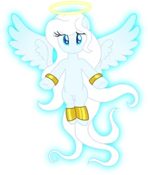 Size: 2075x2447 | Tagged: safe, artist:badumsquish, derpibooru import, oc, oc:zophiel, unofficial characters only, angel pony, original species, pony, angel, bangles, bipedal, blushing, bracelet, derpibooru exclusive, female, floating wings, glow, gold, halo, heart, holiday, image, jewelry, long eyelashes, long mane, mare, open arms, png, show accurate, simple background, smiling, solo, spread wings, transparent background, wings