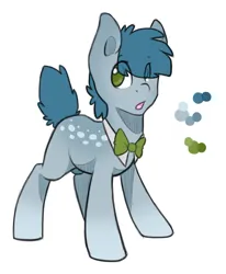 Size: 678x822 | Tagged: safe, artist:sinclair2013, derpibooru import, oc, oc:wallflower, unofficial characters only, earth pony, pony, bowtie, image, male, nudity, png, sheath, simple background, solo, stallion