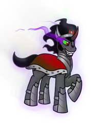 Size: 642x850 | Tagged: safe, artist:skydreams, derpibooru import, king sombra, dark magic, glow, glowing eyes, image, magic, png, simple background, transparent background