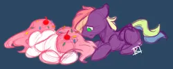 Size: 1280x518 | Tagged: safe, artist:sinclair2013, derpibooru import, oc, oc:icing delight, oc:soft ray, unofficial characters only, earth pony, pegasus, pony, duo, female, image, mare, png, sketch