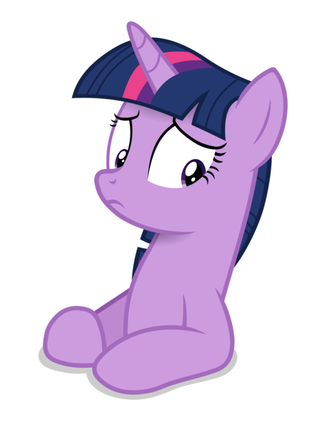 Size: 2866x3701 | Tagged: safe, artist:gypsykumquat, derpibooru import, long face, twilight sparkle, pony, image, inkscape, png, sad face, shading, show accurate, simple background, solo, transparent background, vector