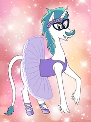 Size: 1500x2009 | Tagged: safe, derpibooru import, pony, unicorn, ballerina, clothes, facial hair, glasses, image, male, moustache, png, stallion, tutu