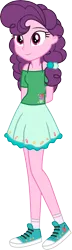 Size: 1524x5281 | Tagged: safe, artist:eclipsethings, derpibooru import, sugar belle, human, equestria girls, arm behind back, clothes, cute, equestria girls-ified, female, image, png, simple background, skirt, smiling, solo, solo female, transparent background, vector