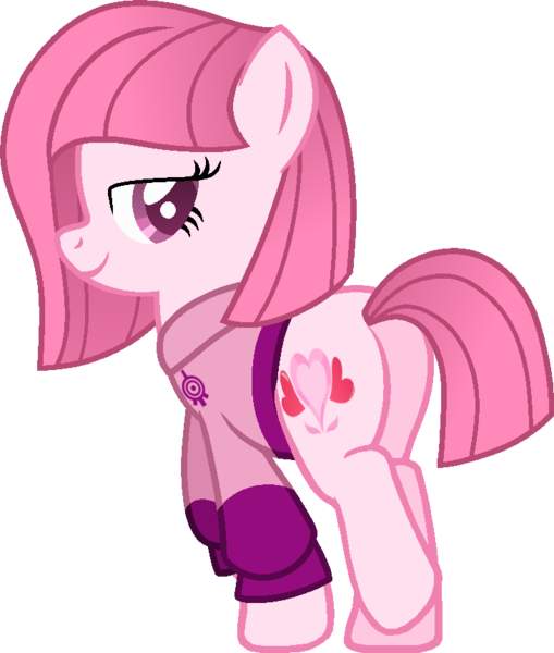 Size: 730x861 | Tagged: safe, artist:tanahgrogot, artist:therockinstallion, derpibooru import, part of a set, oc, oc:annisa trihapsari, unofficial characters only, earth pony, pony, adorasexy, annibutt, beautiful, butt, clothes, code lyoko, cute, earth pony oc, female, hoodie, image, looking at you, looking back, looking back at you, mare, plot, png, rearing, sexy, simple background, smiling, smiling at you, solo, sultry pose, transparent background, xana