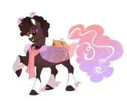 Size: 2500x2000 | Tagged: safe, artist:shady-bush, derpibooru import, oc, oc:felix, original species, pony, scented pony, clothes, image, male, png, scarf, simple background, solo, stallion, sunglasses, transparent background