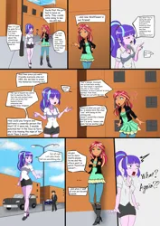 Size: 6071x8598 | Tagged: safe, artist:binrouya2021, artist:mlp-cam, derpibooru import, starlight glimmer, sunset shimmer, comic:equestria girls curse and madness, equestria girls, comic, dialogue, duo, image, png, speech bubble