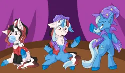 Size: 1280x748 | Tagged: safe, artist:detectivecoon, derpibooru import, trixie, oc, pony, unicorn, character to character, female, image, jpeg, mare, transformation, transformation sequence