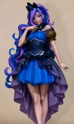 Size: 3593x6000 | Tagged: safe, derpibooru import, kotobukiya, princess luna, human, clothes, dress, female, humanized, image, kotobukiya princess luna, merchandise, photo, png, solo, statue