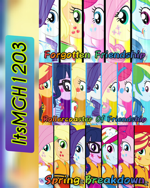 Size: 1920x2400 | Tagged: safe, derpibooru import, edit, edited screencap, editor:itsmgh1203, screencap, applejack, fluttershy, pinkie pie, rainbow dash, rarity, sci-twi, sunset shimmer, twilight sparkle, human, sheep, equestria girls, equestria girls series, forgotten friendship, rollercoaster of friendship, spring breakdown, spoiler:eqg series (season 2), applejack's hat, bowtie, bracelet, cap, clothes, cowboy hat, cutie mark, cutie mark on clothes, female, frown, geode of empathy, geode of fauna, geode of shielding, geode of sugar bombs, geode of super speed, geode of super strength, geode of telekinesis, glasses, hat, hoodie, humane five, humane seven, humane six, image, jewelry, jpeg, leather, leather vest, magical geodes, necklace, open mouth, open smile, rarity peplum dress, smiling, tanktop, text, transformation, transformation sequence, vest