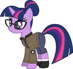 Size: 1920x1821 | Tagged: safe, artist:edy_january, derpibooru import, edit, vector edit, sci-twi, twilight sparkle, ponified, pony, unicorn, boots, clothes, girls und panzer, glasses, image, jacket, link, link in description, marine, marines, military, military uniform, pants, png, saunders, sgt. twilight sparkle, shoes, simple background, socks, soldier, solo, stockings, the legend of zelda, thigh highs, transparent background, uniform, united states, vector