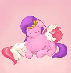 Size: 2547x2639 | Tagged: safe, artist:gouransion, derpibooru import, pipp petals, zipp storm, pegasus, pony, duo, duo female, female, fluffy, g5, gradient background, image, png, royal sisters (g5), siblings, sisters, sleepy