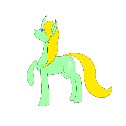 Size: 500x500 | Tagged: safe, artist:saint boniface, derpibooru import, oc, oc:white rosa, unofficial characters only, pony, female, image, jpeg, mare, simple background, solo, white background