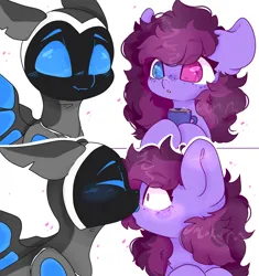 Size: 3200x3400 | Tagged: artist needed, safe, derpibooru import, oc, oc:amika, oc:veen, original species, pegasus, plane pony, pony, robot, robot pony, blushing, chocolate, comic, food, heterochromia, hot chocolate, image, licking, pegasus oc, plane, png, solo, tongue out, wings