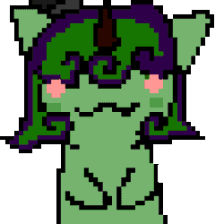 Size: 576x576 | Tagged: safe, artist:maggot, derpibooru import, oc, oc:gingerly, unofficial characters only, pony, unicorn, :3, animated, dot eyes, gif, image, licking, licking the fourth wall, looking at you, simple background, smiling, tongue out, transparent background
