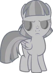 Size: 254x350 | Tagged: safe, derpibooru import, edit, edited screencap, screencap, wind sprint, pony, female, image, petrification, png, turned to stone, unamused, wind sprint is not amused