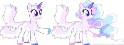 Size: 4919x1806 | Tagged: safe, artist:kurosawakuro, derpibooru import, oc, unofficial characters only, pony, unicorn, augmented, augmented tail, base used, female, image, mare, multiple tails, png, simple background, solo, tail, transparent background, two tails