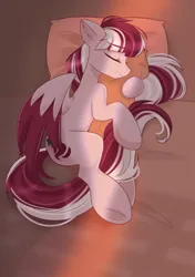 Size: 1748x2480 | Tagged: safe, artist:janelearts, derpibooru import, oc, oc:dusty ember, image, png, sleeping