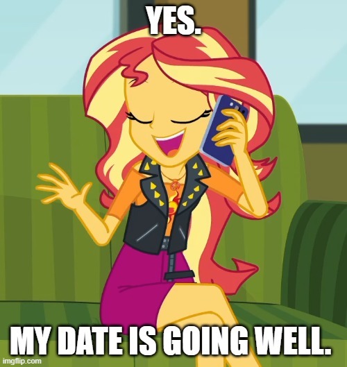 Size: 500x529 | Tagged: safe, artist:mlpfan3991, derpibooru import, edit, screencap, sunset shimmer, equestria girls, caption, female, image, image macro, jpeg, mobile phone, phone, solo, text