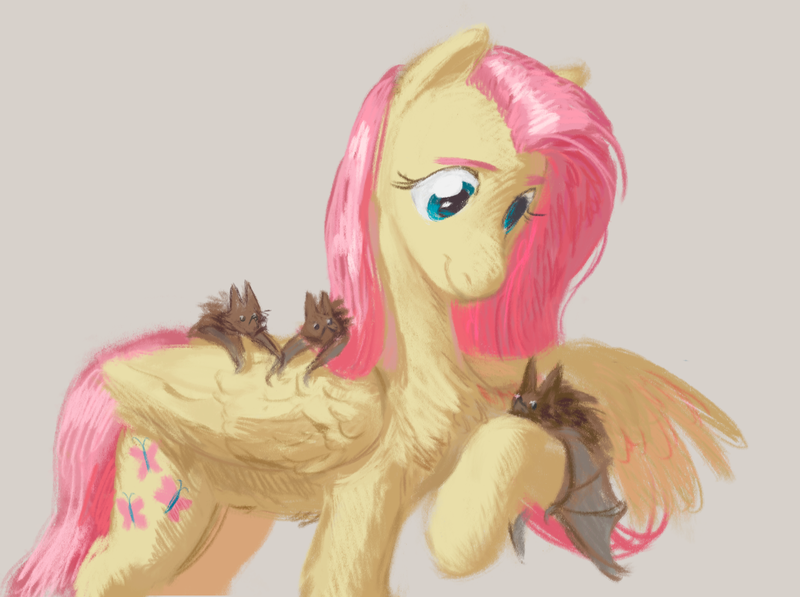 Size: 1668x1245 | Tagged: safe, artist:geonid, derpibooru import, fluttershy, pegasus, pony, female, image, mare, png, solo