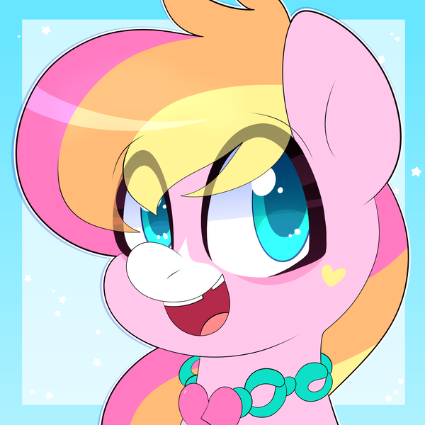 Size: 2000x2000 | Tagged: safe, artist:saveraedae, derpibooru import, oc, oc:malarkey, unofficial characters only, earth pony, pony, bust, earth pony oc, image, nonbinary, png, ponysona, portrait, solo